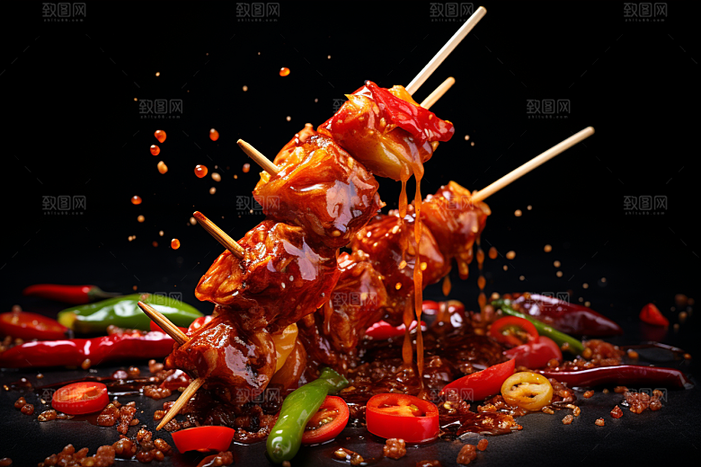 BBQ烧烤高清美食摄影图
