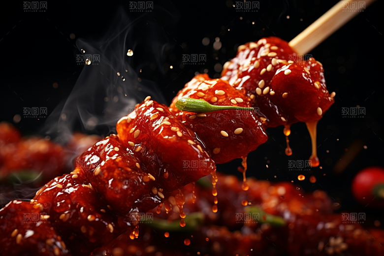 BBQ烧烤肉类聚会摄影图