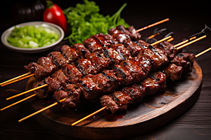 BBQ烧烤火热火辣摄影图