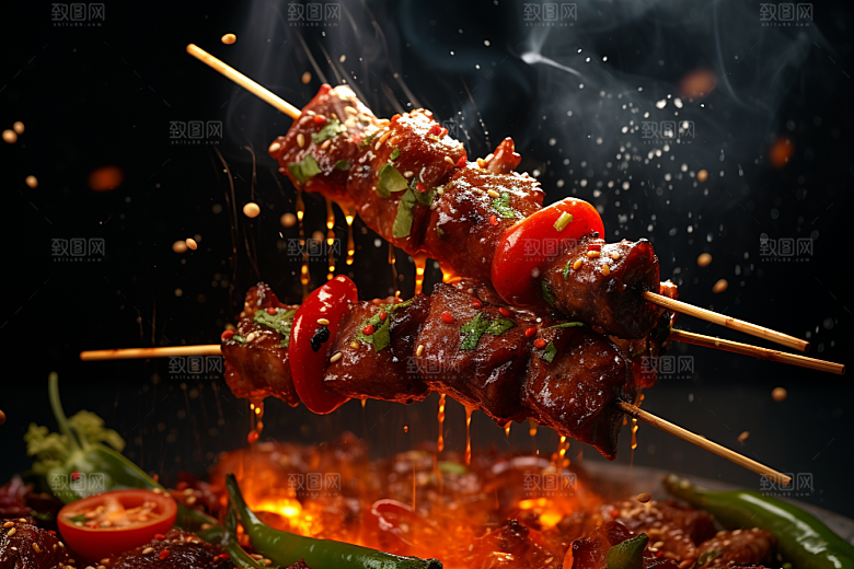 BBQ烧烤广告聚会摄影图