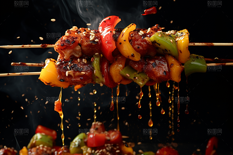 BBQ烧烤广告高清摄影图