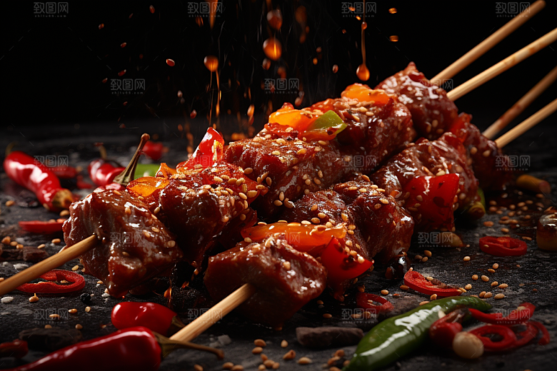 BBQ烧烤广告聚会摄影图