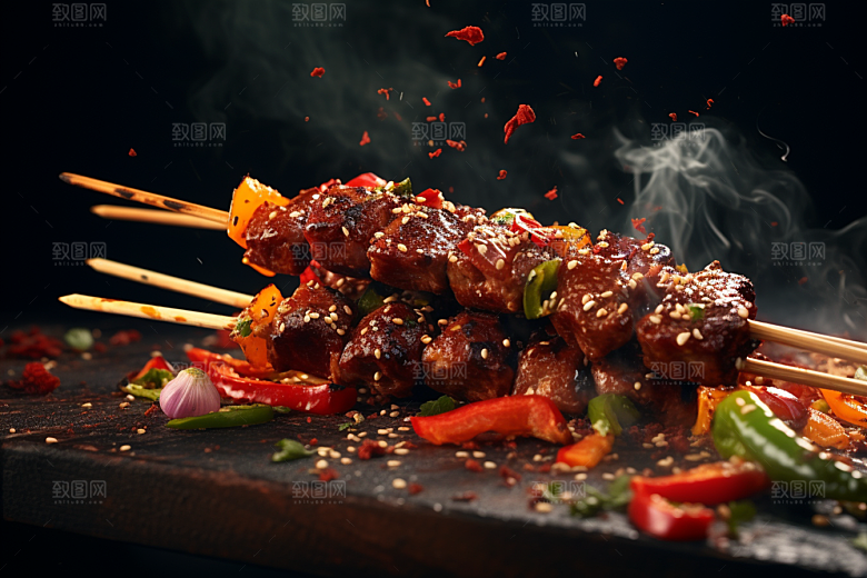 BBQ烧烤高清美味摄影图