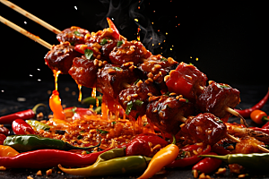 BBQ烧烤高清美味摄影图