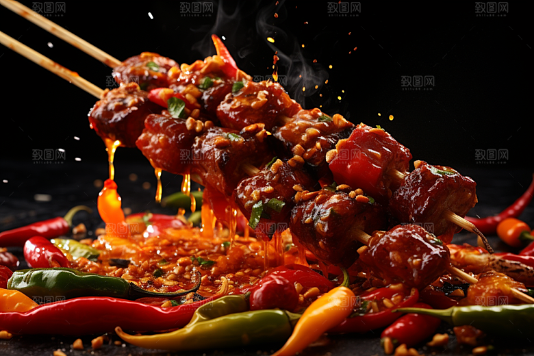 BBQ烧烤高清美味摄影图