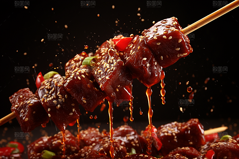 BBQ烧烤聚餐广告摄影图