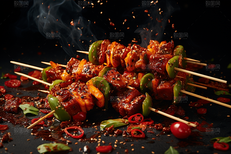 BBQ烧烤高清美味摄影图