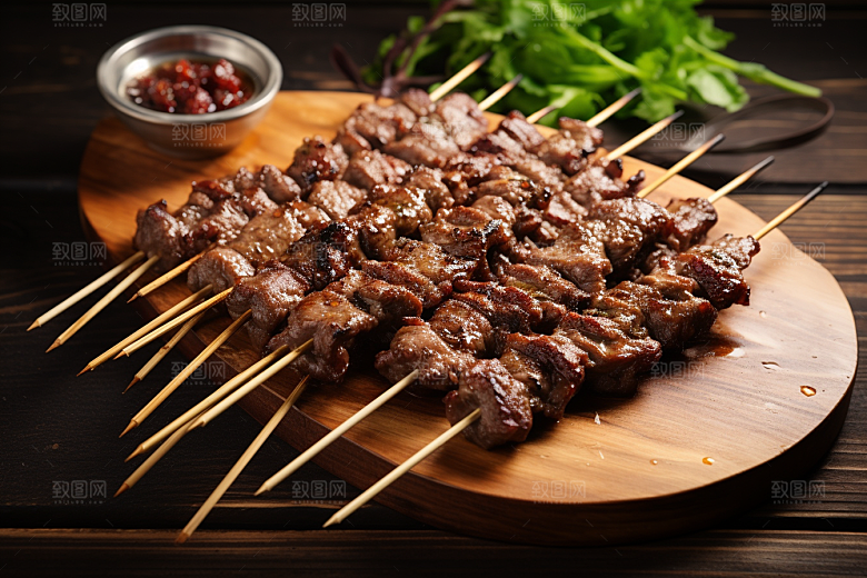 BBQ烧烤广告美食摄影图