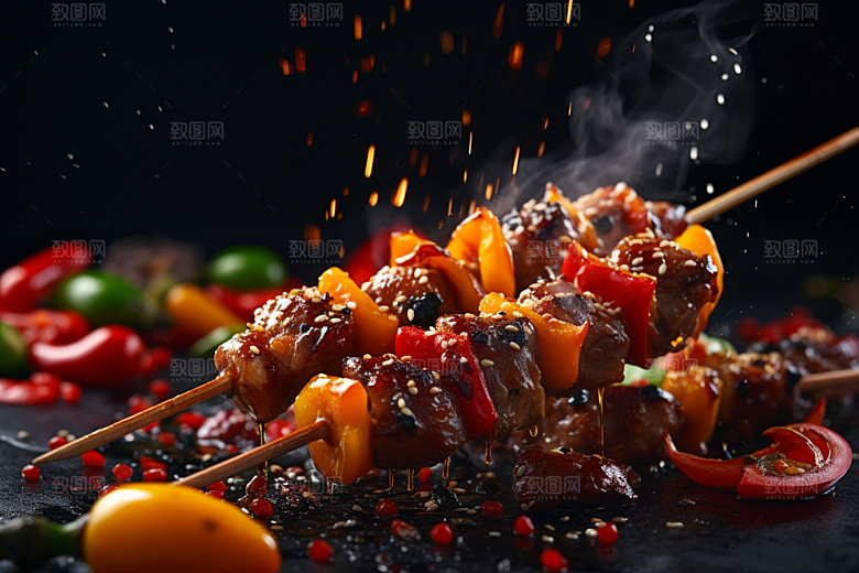 BBQ烧烤广告高清摄影图
