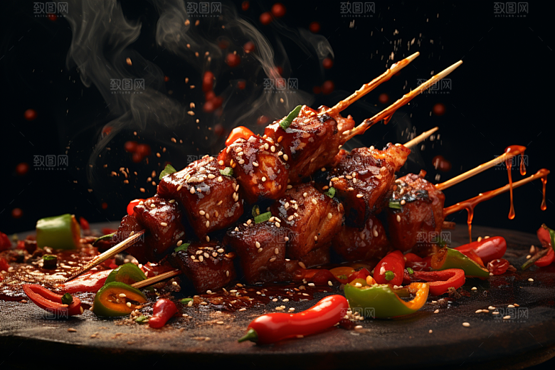 BBQ烧烤高清美食摄影图