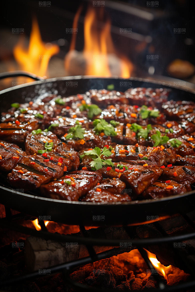 BBQ烧烤美味高清摄影图