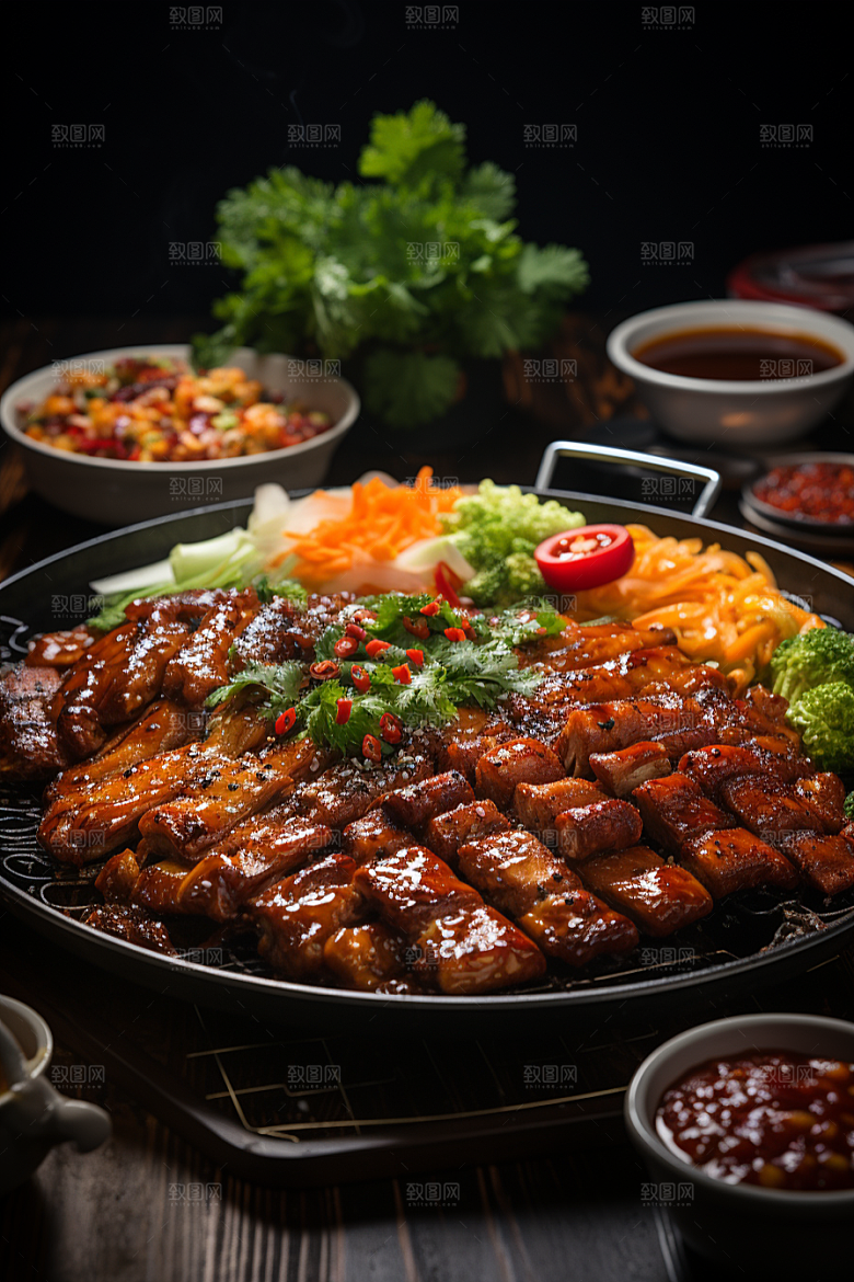 BBQ烧烤美味高清摄影图