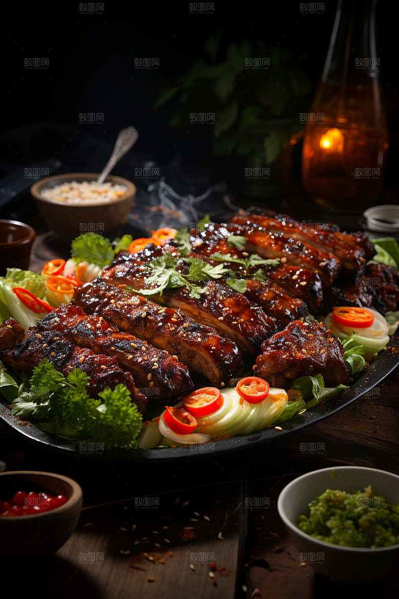 BBQ烧烤高清聚会摄影图
