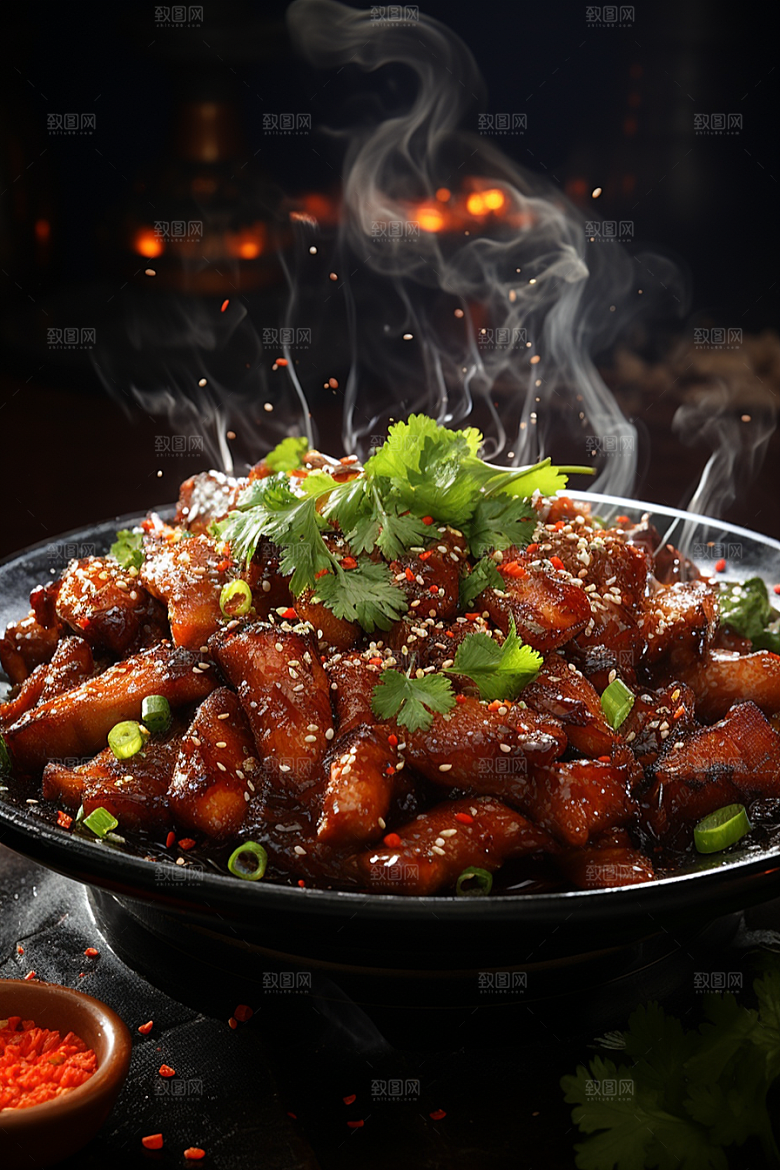 BBQ烧烤火热高清摄影图