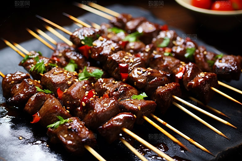 BBQ烧烤聚会美味摄影图