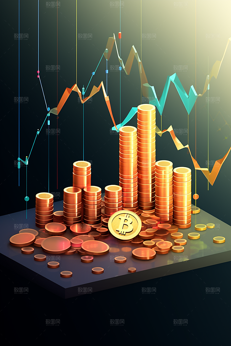 金融理财货币高清C4D模型