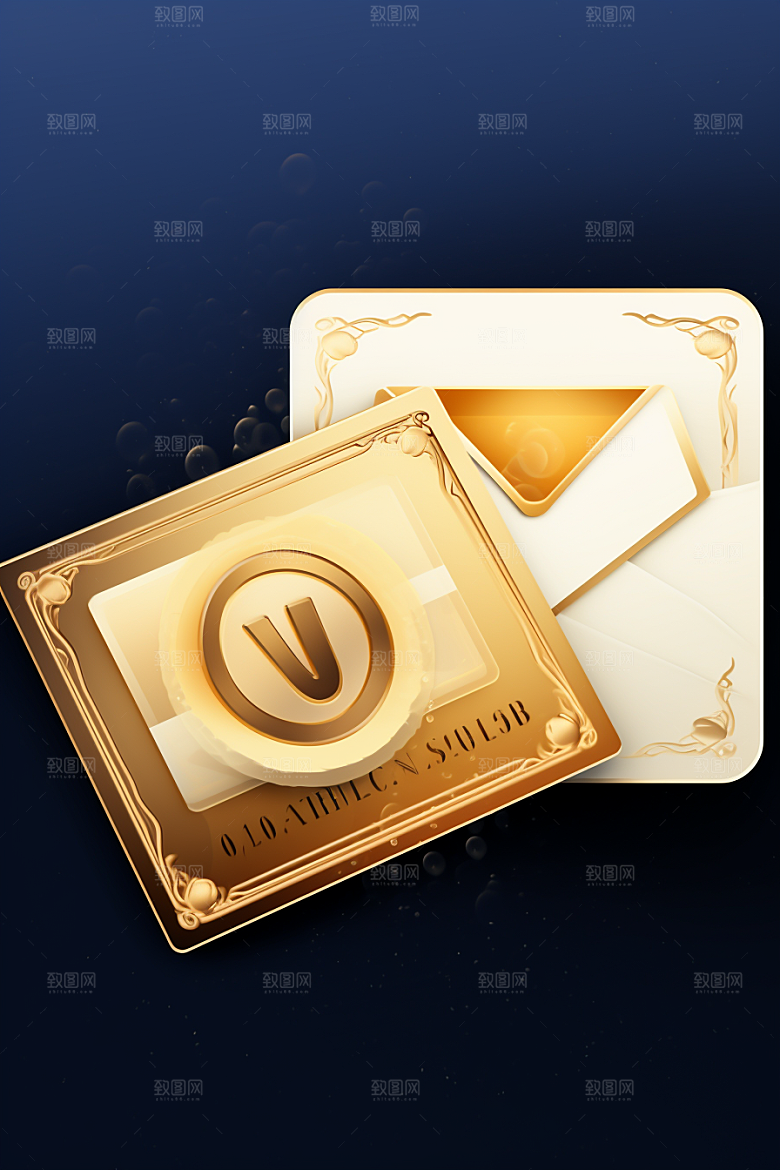 金融理财元素基金C4D模型
