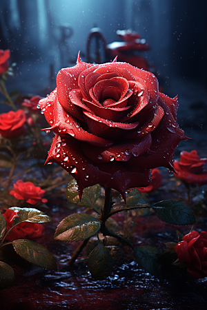 CG玫瑰唯美视觉艺术素材