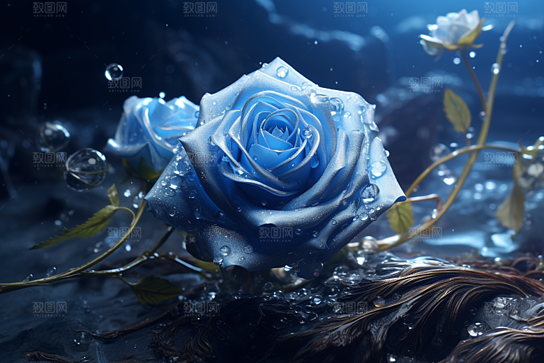 CG玫瑰浪漫情人节素材