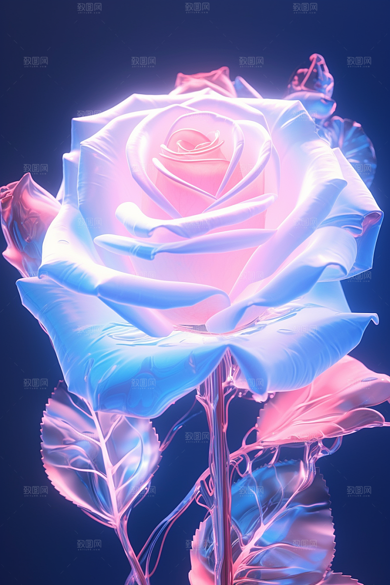 CG玫瑰520原画素材