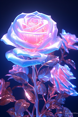CG玫瑰唯美爱情素材