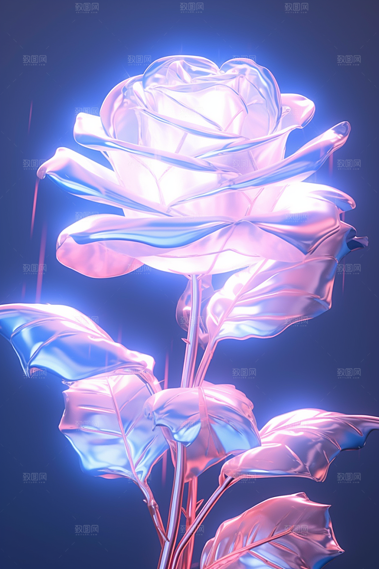 CG玫瑰浪漫情人节素材
