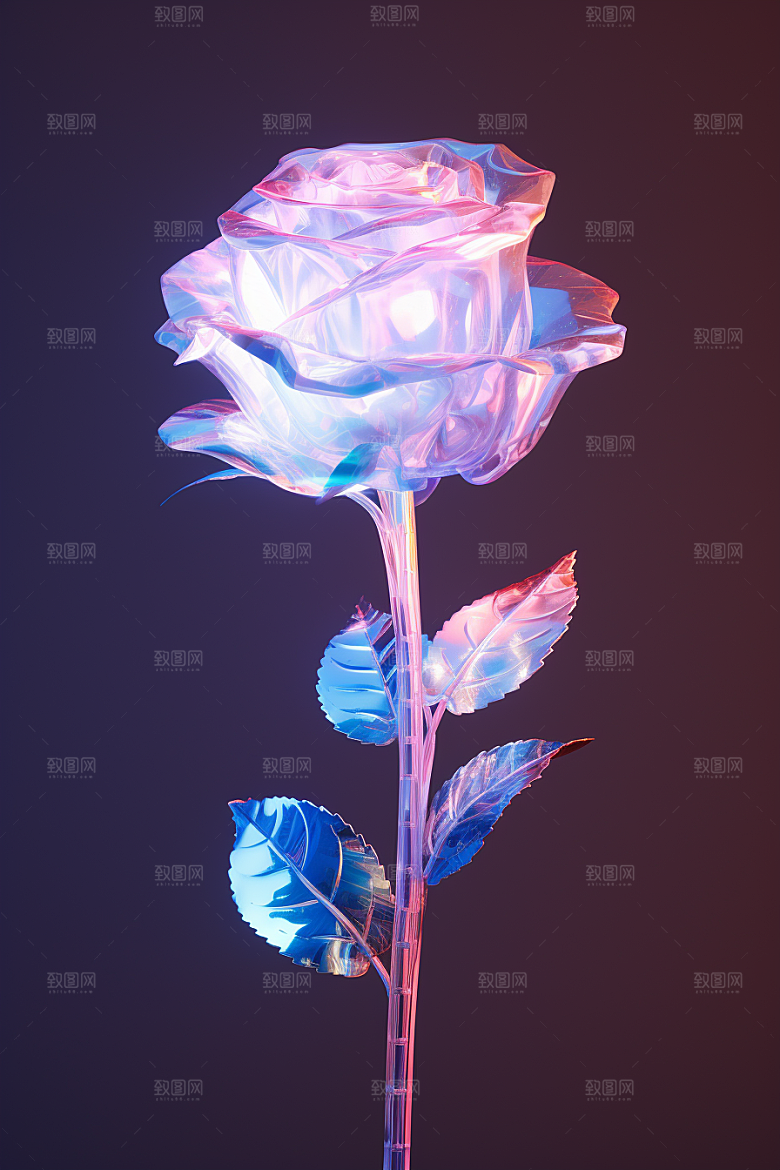 CG玫瑰原画视觉艺术素材