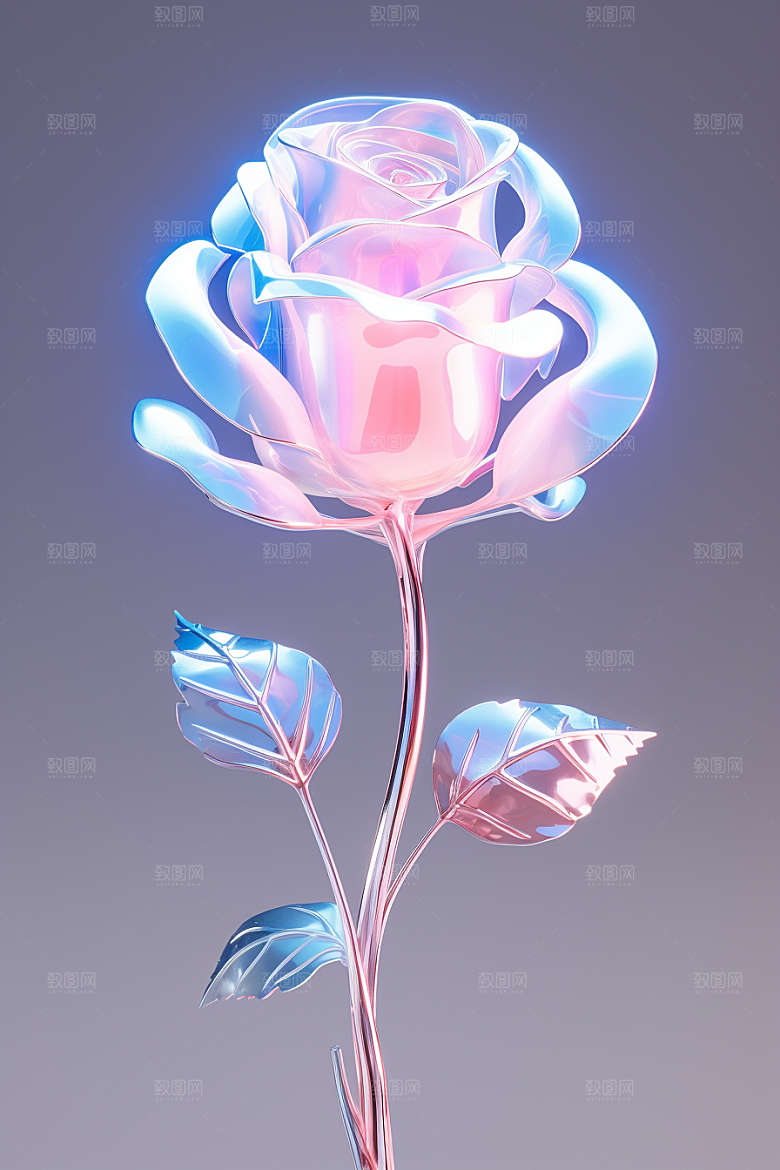 CG玫瑰浪漫唯美素材