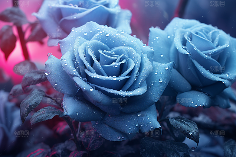 CG玫瑰原画情人节素材