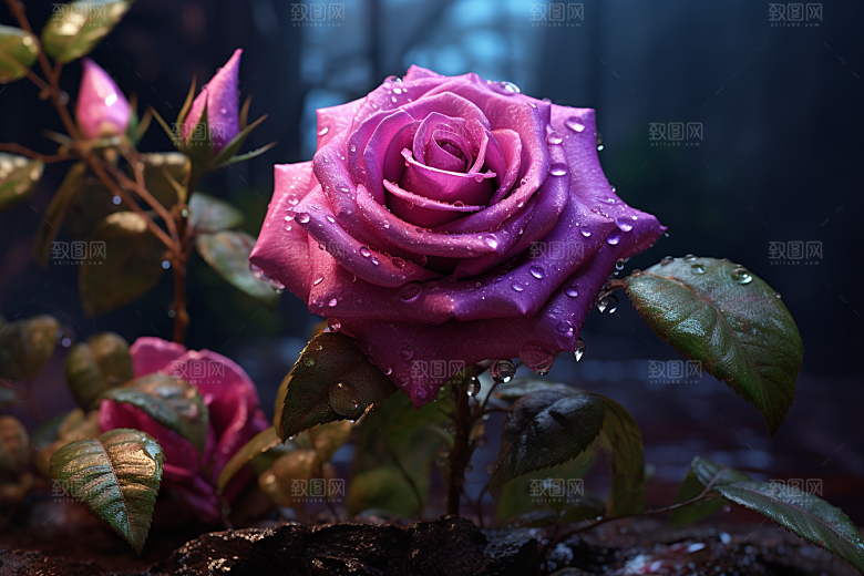 CG玫瑰原画520素材