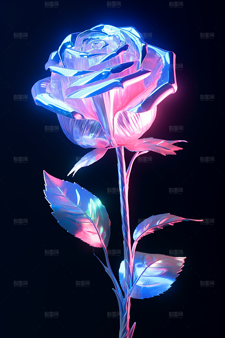 CG玫瑰浪漫梦幻素材