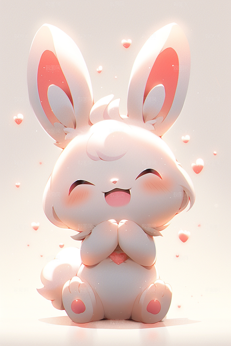 CG小兔子IP软糯素材
