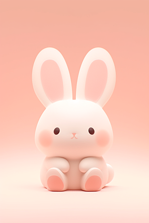 CG小兔子甜美高清素材