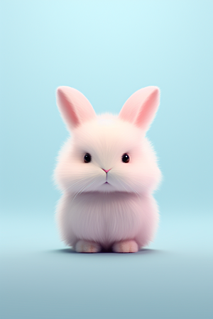 CG小兔子甜美高清素材