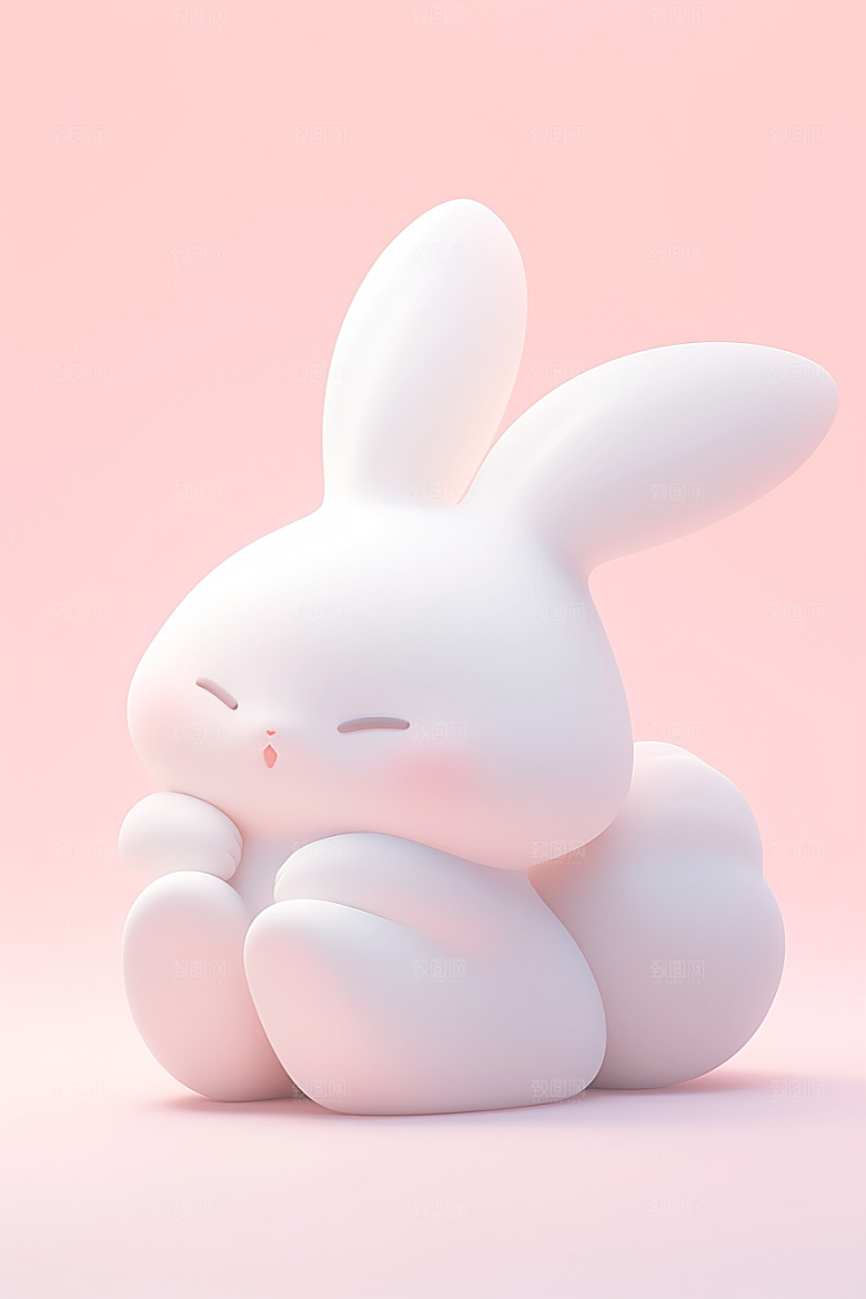 CG小兔子小动物3D模型