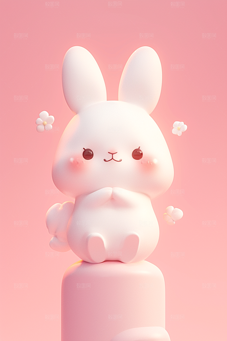 CG小兔子IP3D模型