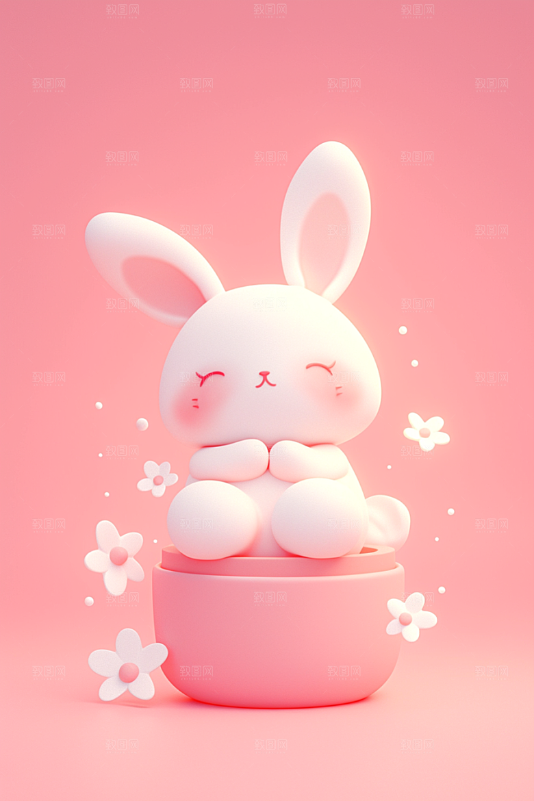 CG小兔子3DIP模型