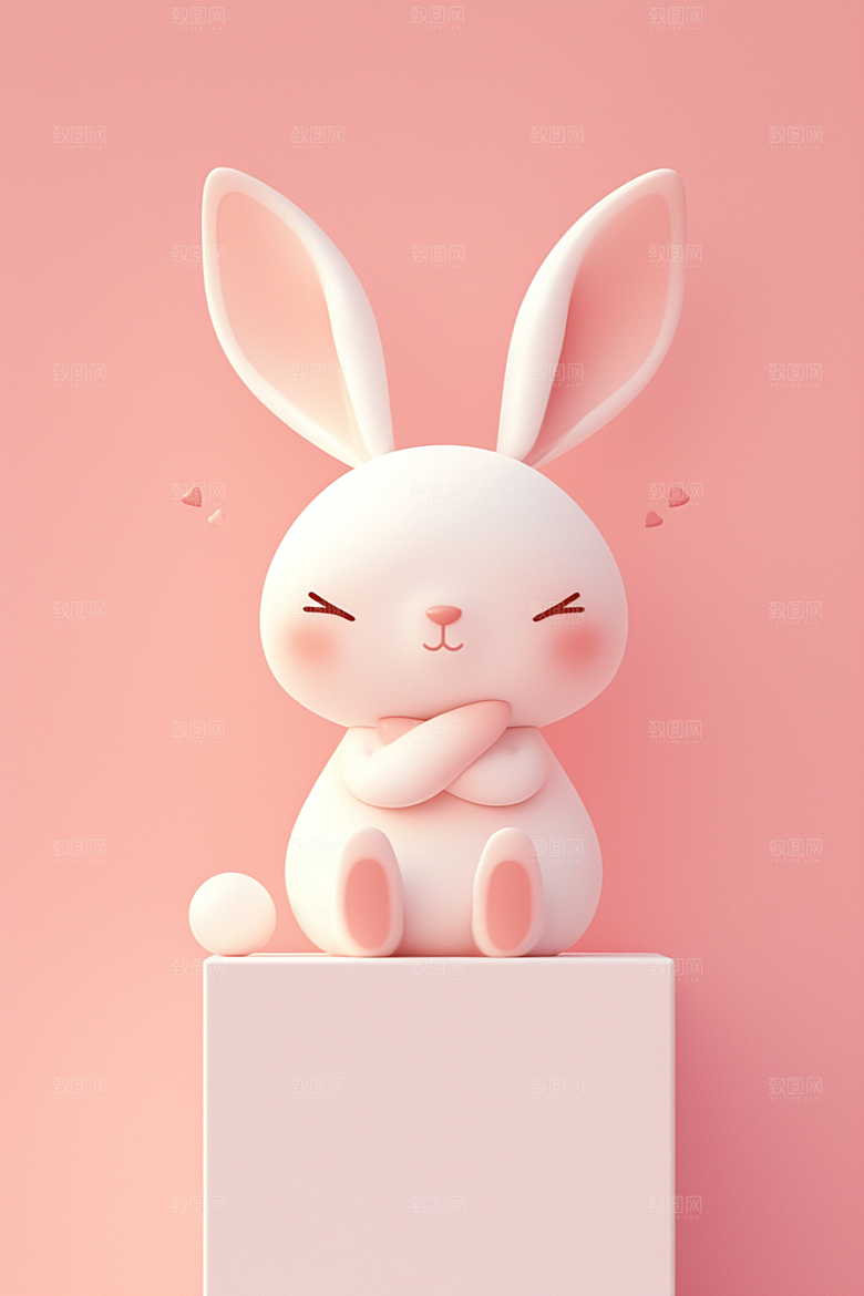CG小兔子小动物3D模型