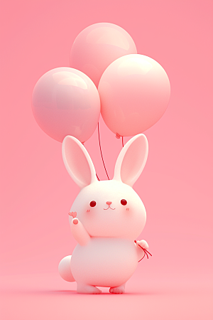 CG小兔子3DIP模型