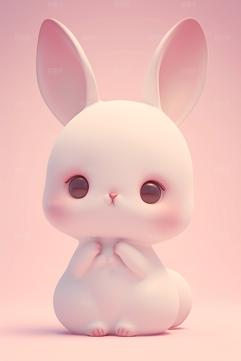 CG小兔子小动物3D模型