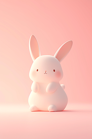 CG小兔子立体3D模型