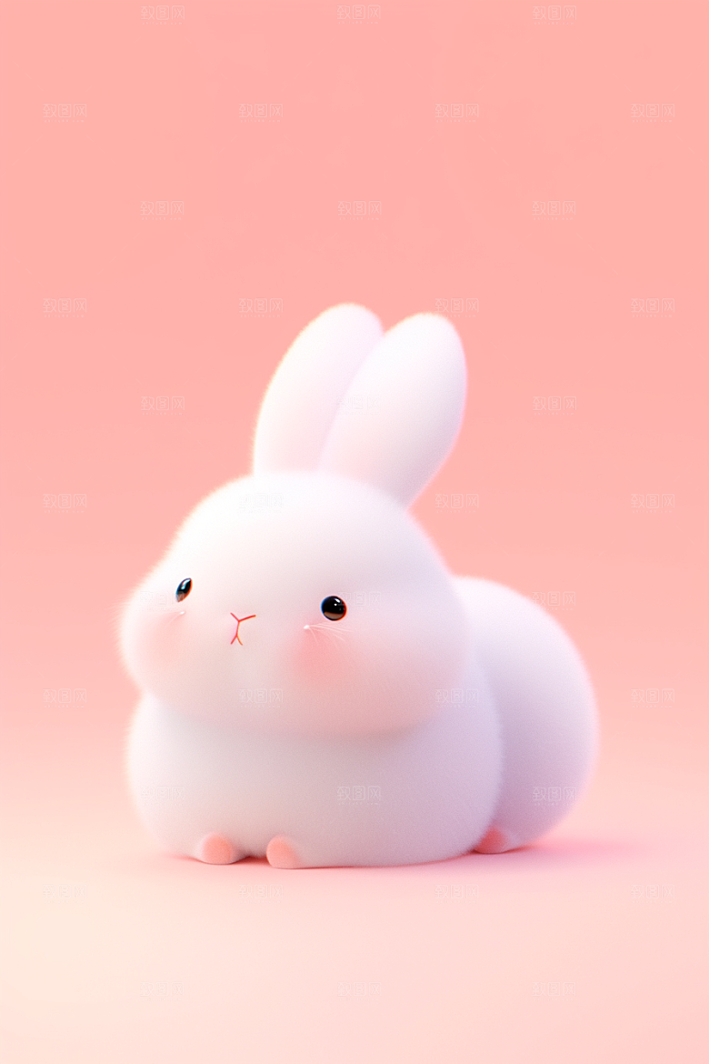 CG小兔子小动物3D模型