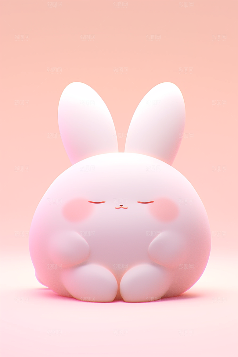 CG小兔子IP拟人模型