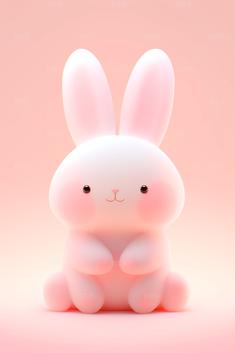 CG小兔子小动物3D模型
