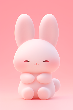 CG小兔子小动物形象模型