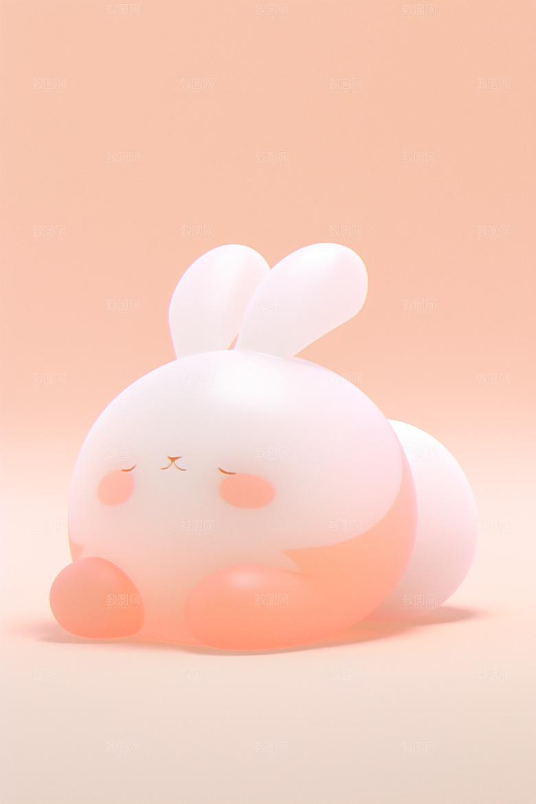 CG小兔子IP3D模型