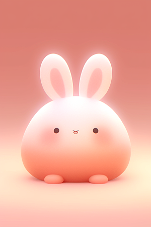 CG小兔子形象立体模型