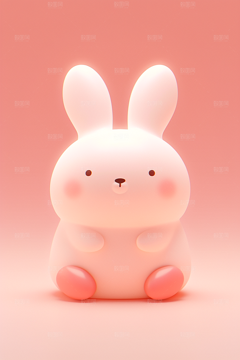 CG小兔子小动物3D模型