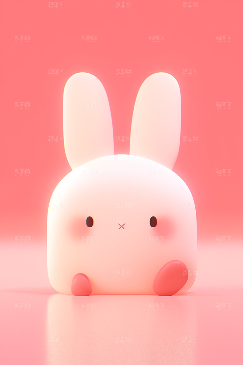 CG小兔子可爱3D模型