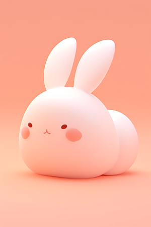 CG小兔子卡通3D模型